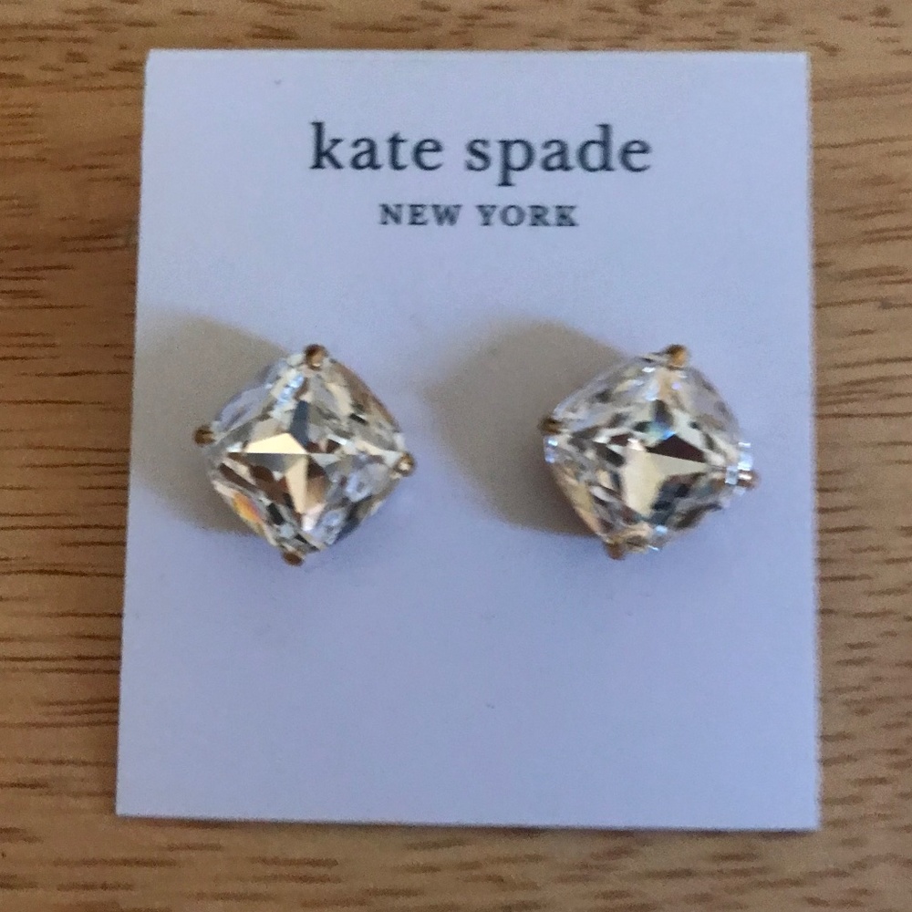 Kate Spade New York Square Stud Earrings New With Tag Style Number WBRU5044